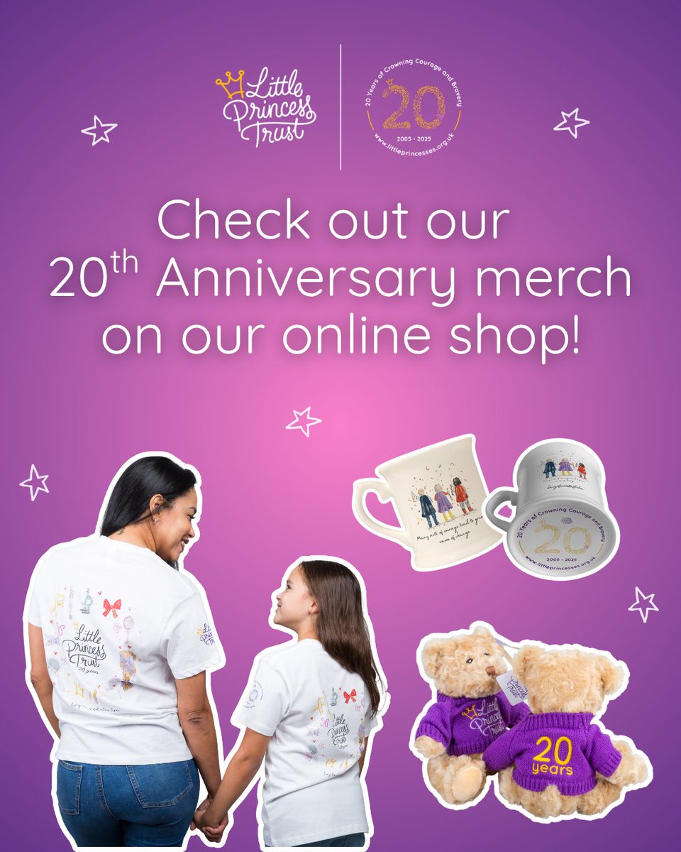 Help us mark our 20th year by ordering some of our exclusive merch! ✨

Mugs, t-shirts, teddies, and more are waiting for you on our online shop, check them out here 👉 ow.ly/aYlO50WzVEz