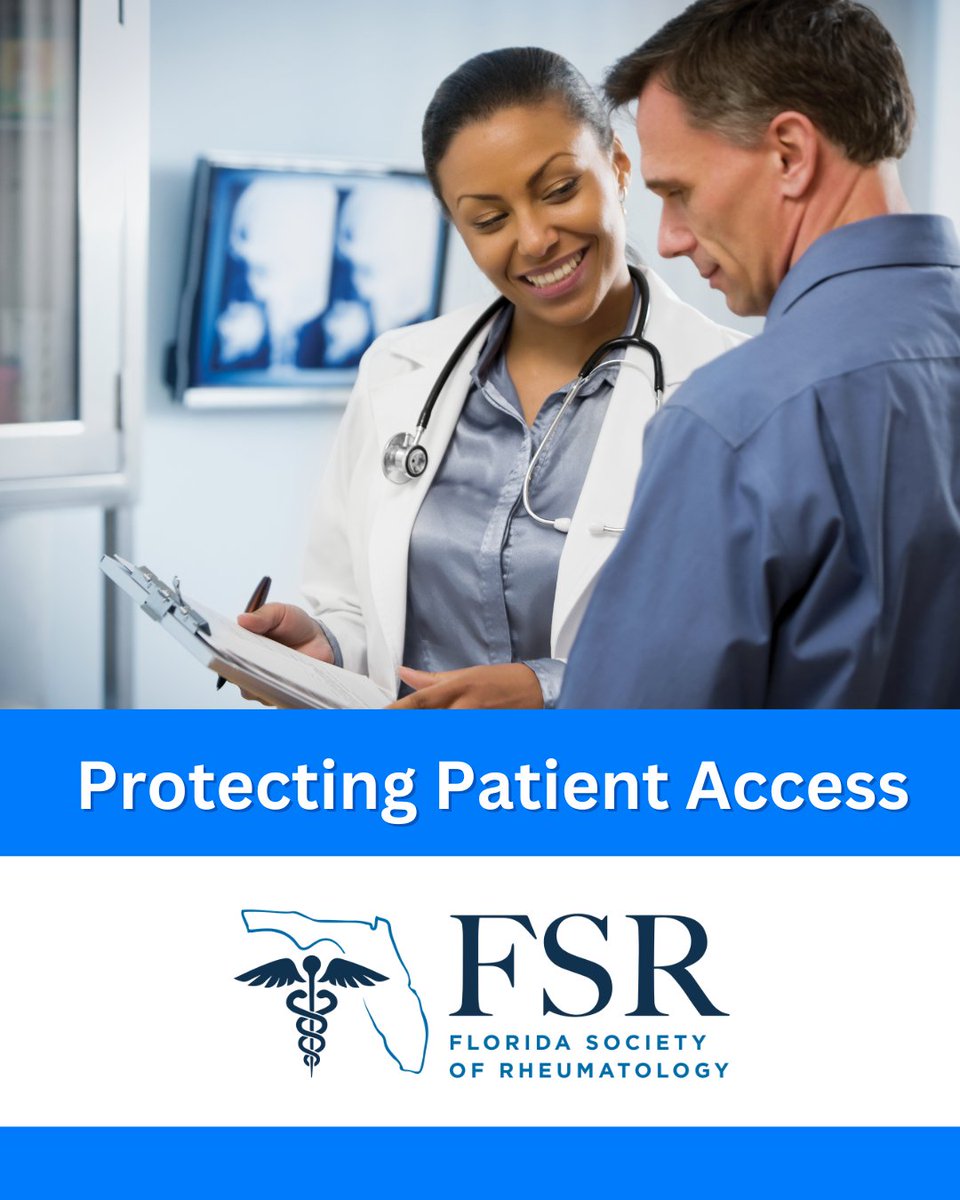 Florida Society of Rheumatology (@floridarheums) on Twitter photo FSR is advocating to:
Support H.R. 4299 to stop <a href="/MedicareGov/">Medicare.gov</a> Part B cuts & protect patient access to treatments
Urge <a href="/FLBlue/">Florida Blue</a> to cover the AVISE® Lupus test for timely, accurate SLE diagnosis
floridarheumatology.org/AdvocacyUpdate
#FSRAdvocacy #Rheumatology #Medicare #LupusCare FSR is advocating to:
Support H.R. 4299 to stop <a href="/MedicareGov/">Medicare.gov</a> Part B cuts & protect patient access to treatments
Urge <a href="/FLBlue/">Florida Blue</a> to cover the AVISE® Lupus test for timely, accurate SLE diagnosis
floridarheumatology.org/AdvocacyUpdate
#FSRAdvocacy #Rheumatology #Medicare #LupusCare