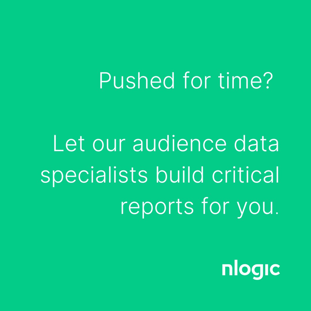 Leave the data to us, so you can focus on strategy 🙌📊
Find out more here -> hubs.la/Q03yVvRB0

#NLogicCanada  #AudienceInsights #DataSolutions #MediaPlanning #DataDriven
