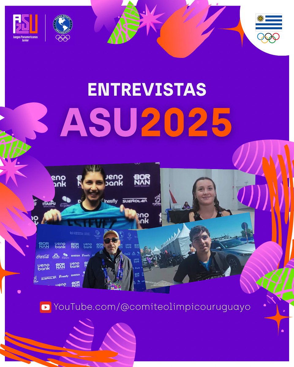 #EntrevistasASU2025 | Todas las entrevistas a nuestros atletas en YouTube 🖥️🔴

Durante estos Juegos Panamericanos Junior Asunción 2025, podrás ver todas las entrevistas realizadas a los deportistas uruguayos en nuestro canal de YouTube.

…