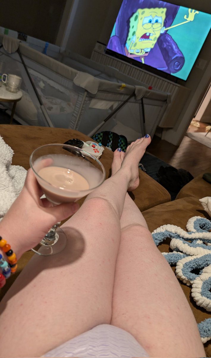 Being fancy after a super fun <a href="/leapcleveland/">LEAP - Cleveland</a> Middle space party. A couple friends got an Airbnb after and put my chocolate milk in a fancy glass because I'm a big girl.