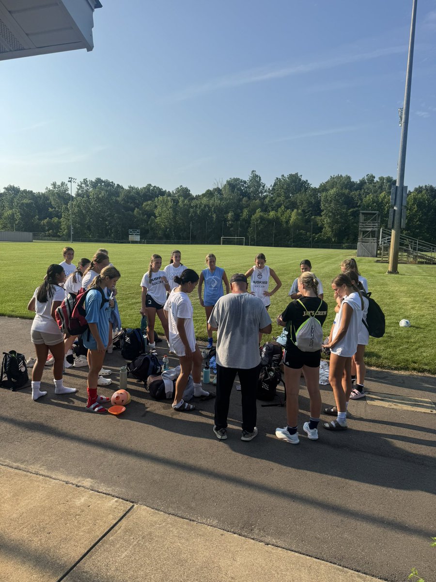 Last practice before the start of a new school year!  Awesome summer of work, ladies!  We love the support of our alumni. And a BIG Thank You to Ella Scott for her time and effort all summer!