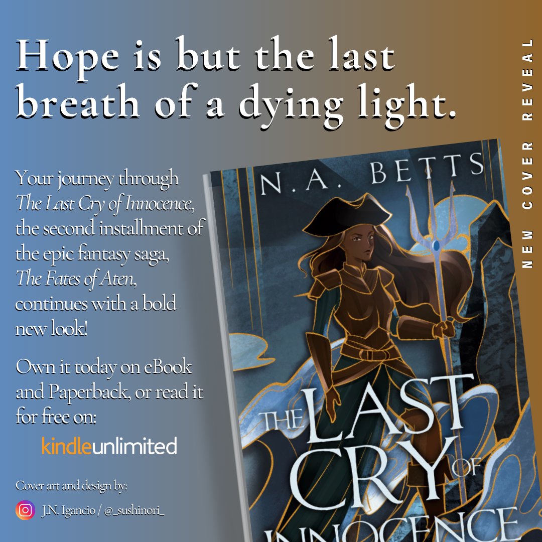 N.A. (Nick) Betts (@authornickbetts) on Twitter photo Proud to reveal the brand new covers for both The Waking of Storm and Flame, and, The Last Cry of Innocence 🔥
Both are available now on Amazon!
Cover design by: J.N. Ignacio (IG: <a href="/_sushinori_/">J.N. Ignacio | commissions open</a>) Proud to reveal the brand new covers for both The Waking of Storm and Flame, and, The Last Cry of Innocence 🔥
Both are available now on Amazon!
Cover design by: J.N. Ignacio (IG: <a href="/_sushinori_/">J.N. Ignacio | commissions open</a>)