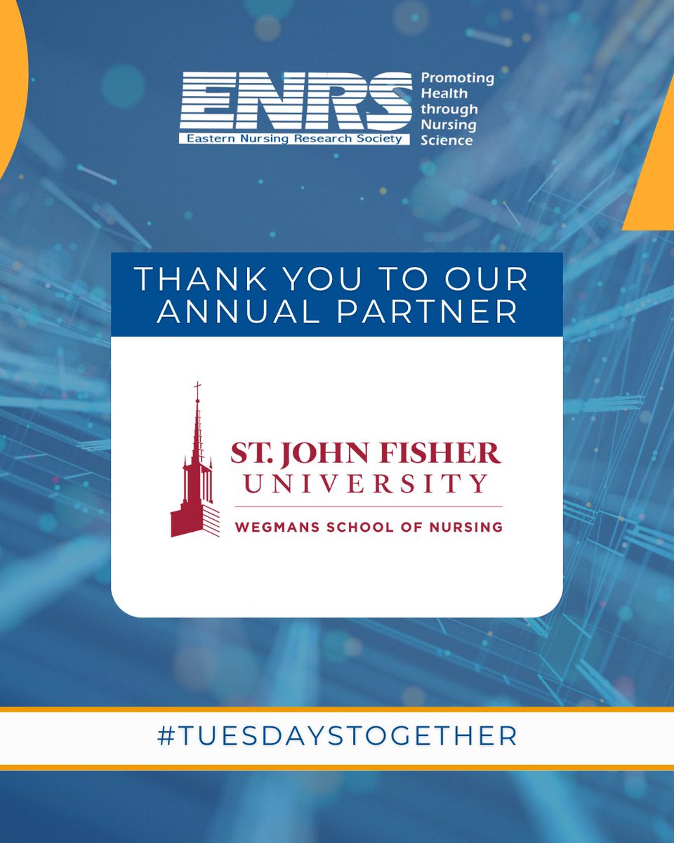 ENRS_Science's tweet image. #TuesdaysTogether - Thank you to our Annual Partner, St. John Fisher University, Wegmans School of Nursing, for coming together to support #ENRS.

Learn more about St. John Fisher University @FisherNews here 👉 sjf.edu/schools/school…