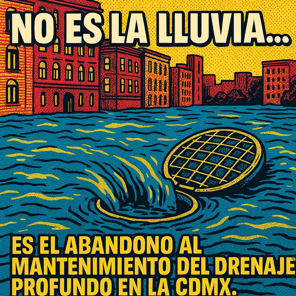 UnMexaComoTu's tweet photo. Lluvias fuertes en CDMX no son novedad
Lo que sí es nuevo: calles inundadas con 5 min de lluvia
Casualidad? No
Igual que con el Metro, calles y hospitales Años sin mantenimiento al drenaje profundo
Y el presupuesto de antes ¿en qué se gasta ahora? #LaMananeraDelPueblo #FelizLunes https://t.co/Xkzh8u0K65