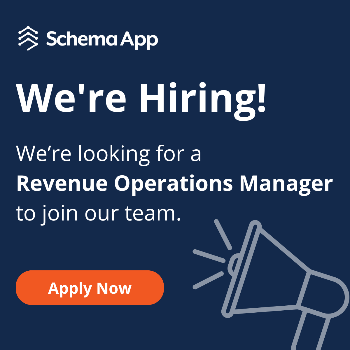 We're Hiring!

This role will ensure cross-functional operational alignment by:
✔️ Streamlining deal operations
✔️ Managing SaaS metrics &amp; reporting
✔️ Acting as the internal owner of CRM (HubSpot) processes

Learn more &amp; apply today 🔗  na3.hubs.ly/y05Rjp0