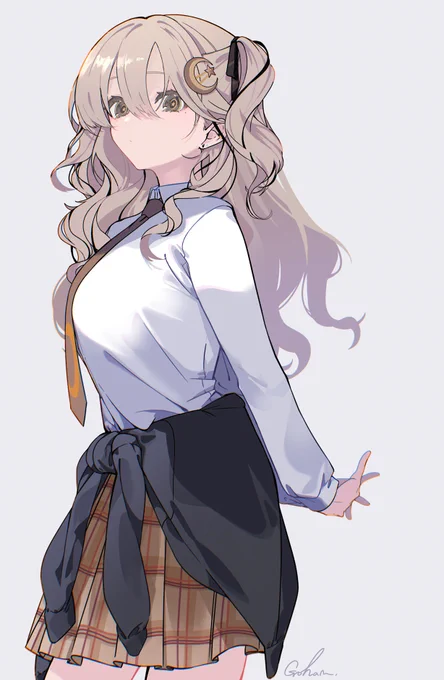 寝癖さん(@ gmpoo93)の月ノ輪はぐちゃん描かせていただきました! 自分では思い浮かばないようなアイデアやデザインが盛り込まれてて難しかったですが楽しく描かせていただきました!ありがとうございます!