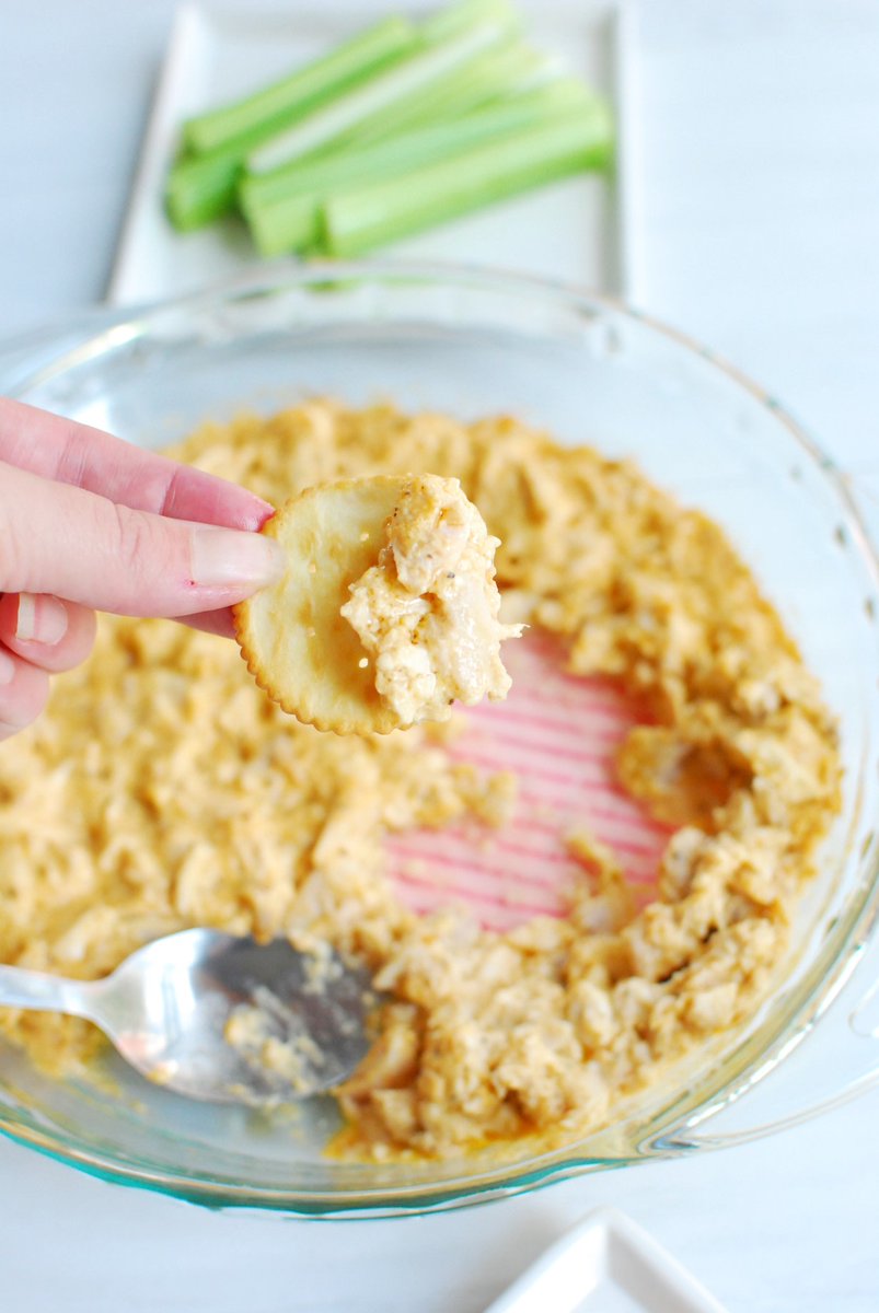 Cravin' the game day snacks - but following a dairy free diet?  Try this dairy free buffalo chicken dip! --> dairyfreeforbaby.com/dairy-free-buf…