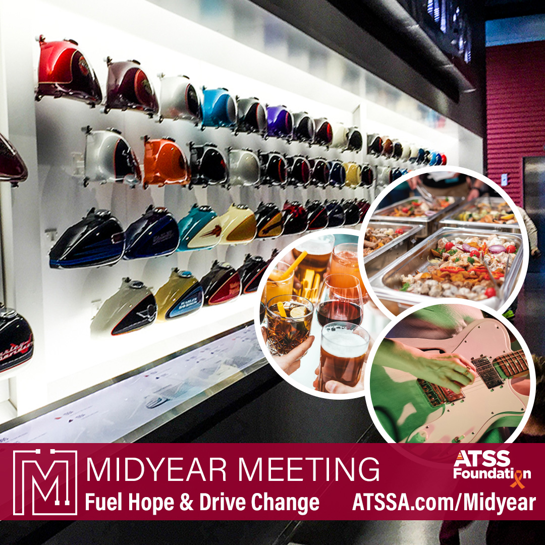 Joining us for #ATSSA's Midyear Meeting in Milwaukee? Let's fuel hope and drive change with a night of networking fun at the Harley-Davidson Museum on Aug 20. Net proceeds benefit the #ATSSFoundation. Sign up now at bit.ly/Midyear2025-Re….