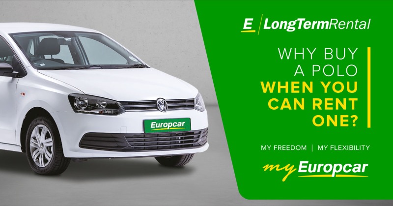 EuropcarSA's tweet photo. Why buy a Polo when you can rent one with zero cancellation fees? Europcar gives you the freedom to drive without the long-term commitment. 

Rent smarter, drive better.