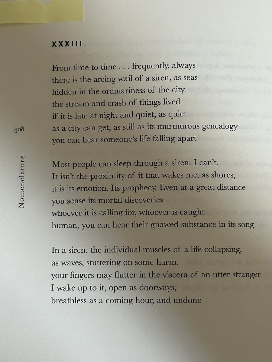 “I wake up to it, open as doorways, 
breathless as a coming hour, and undone”

Dionne Brand, from Thirsty