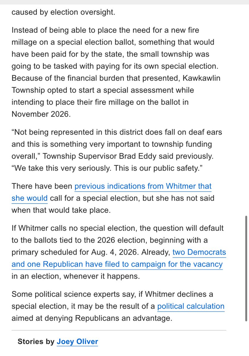 shoesonplease's tweet image. Election Denier, Social Media Influencer, and Part-Time Governor Gretchen Whitmer sued for leaving a Michigan Senate District without representation: