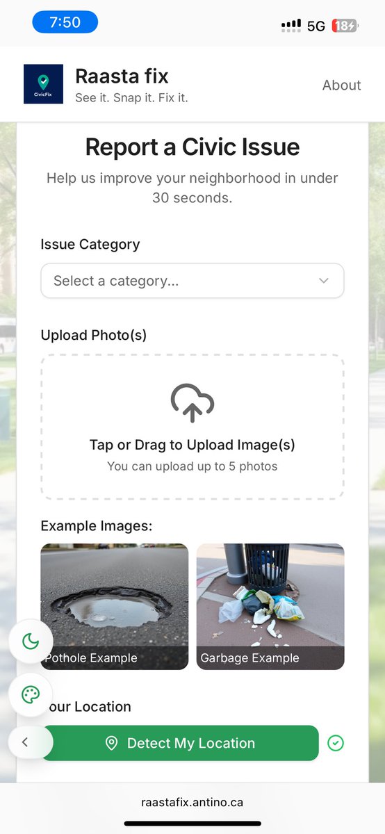 We just launched MVP 🚀 

raastafix.antino.ca
(Will be fully operational in a day)

Citizens logs data instantly through a mobile app. Alerts go out to GMDA, MCG, MLAs, PWD, NHAI, Councillors all in real time.

This brings everyone on the same page. Faster action, fewer