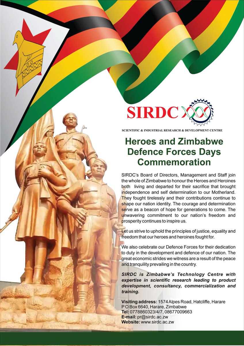 Heroes and Zimbabwe Defense Forces Days Commemoration
