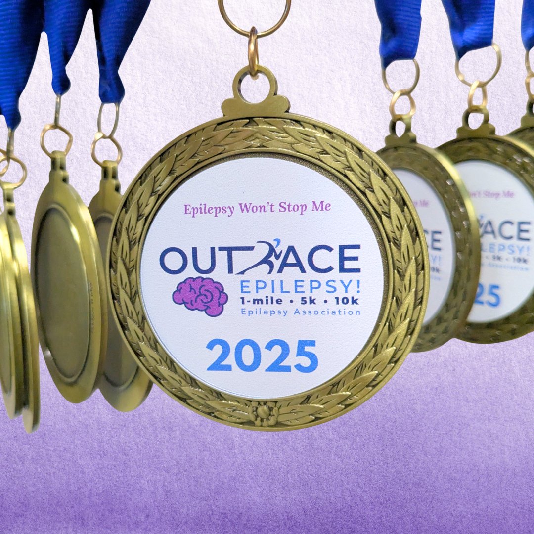 6 days until Outrace Epilepsy! Top finishers in each age group will go home with these medals! We also have raffle baskets, 50/50, and prizes for the kids who finish the scavenger hunt! 

Join us at the Cleveland Metroparks Zoo this Sunday, August 17th: runsignup.com/Race/Register/…