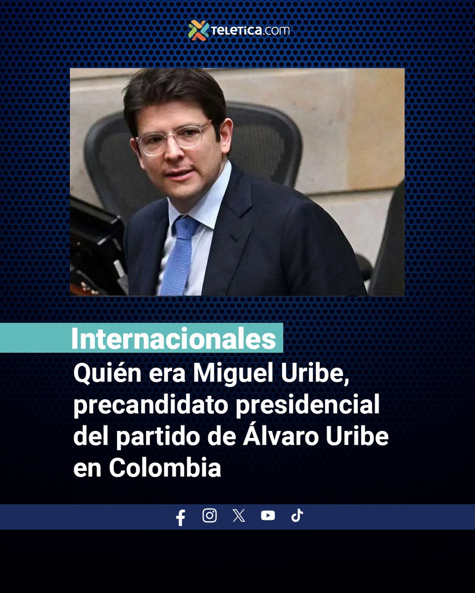 Leé la nota aquí: ow.ly/caUe50WCRIo. | Con una extensa carrera y descendiente de una familia con historia en la política colombiana, se convirtió en uno de los senadores más populares de su país.