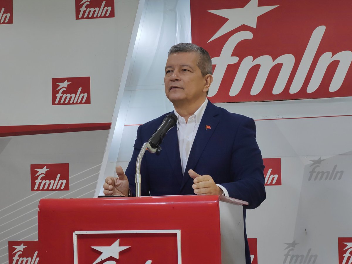 Iniciamos la conferencia de prensa de los temas coyunturales a la nación. 
#fmln #ElSalvador