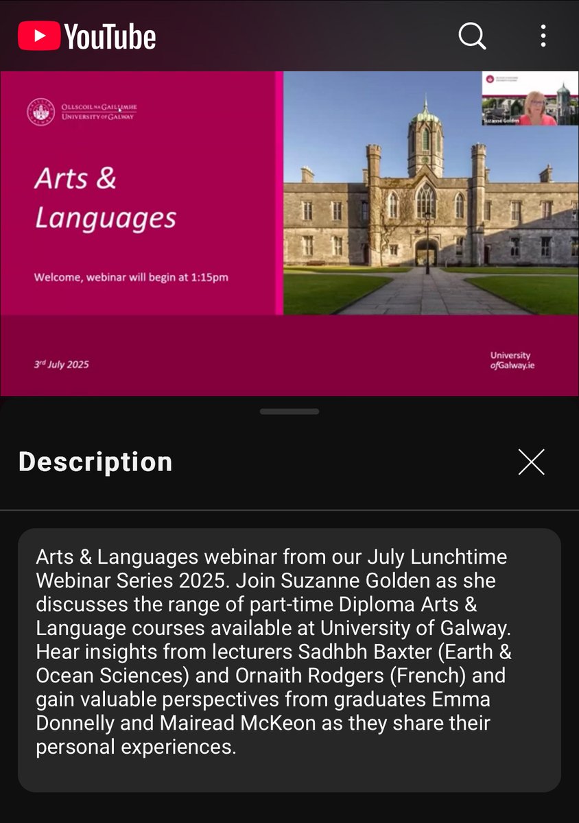 Adult Learning University of Galway (@unigalway_adult) on Twitter photo It's not too late to take a part-time #Arts & #languages course at <a href="/uniofgalway/">Ollscoil na Gaillimhe | University of Galway</a>
We are offering 2-year Diploma courses in:
✅ Earth & Ocean Sciences (Diploma)
✅ Gemmology (Diploma)
✅ French
✅ Italian
✅ Irish | Gaeilge
💻 youtube.com/watch?v=AjeJkR… It's not too late to take a part-time #Arts & #languages course at <a href="/uniofgalway/">Ollscoil na Gaillimhe | University of Galway</a>
We are offering 2-year Diploma courses in:
✅ Earth & Ocean Sciences (Diploma)
✅ Gemmology (Diploma)
✅ French
✅ Italian
✅ Irish | Gaeilge
💻 youtube.com/watch?v=AjeJkR…