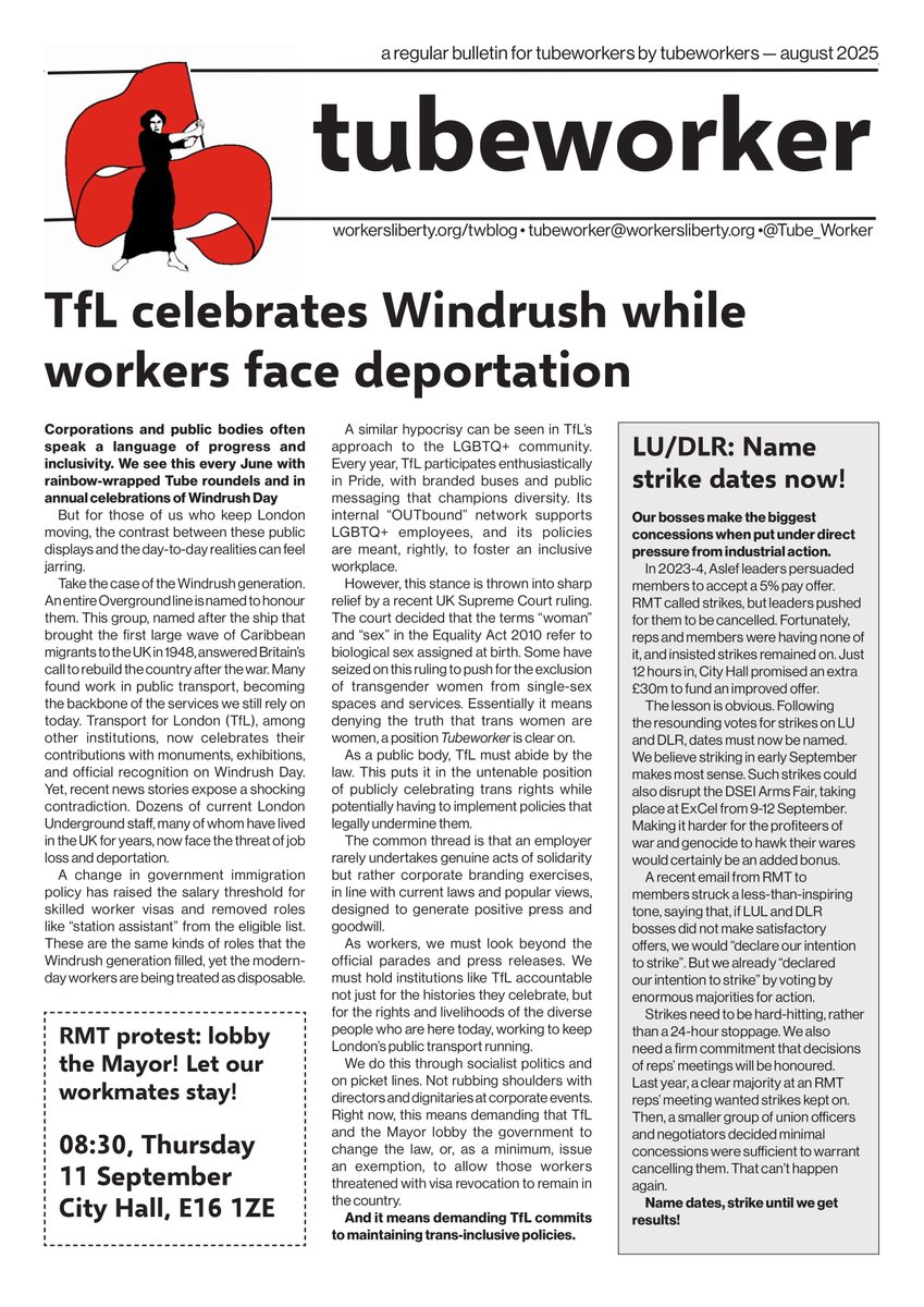 TubeworkerBulletin tweet media