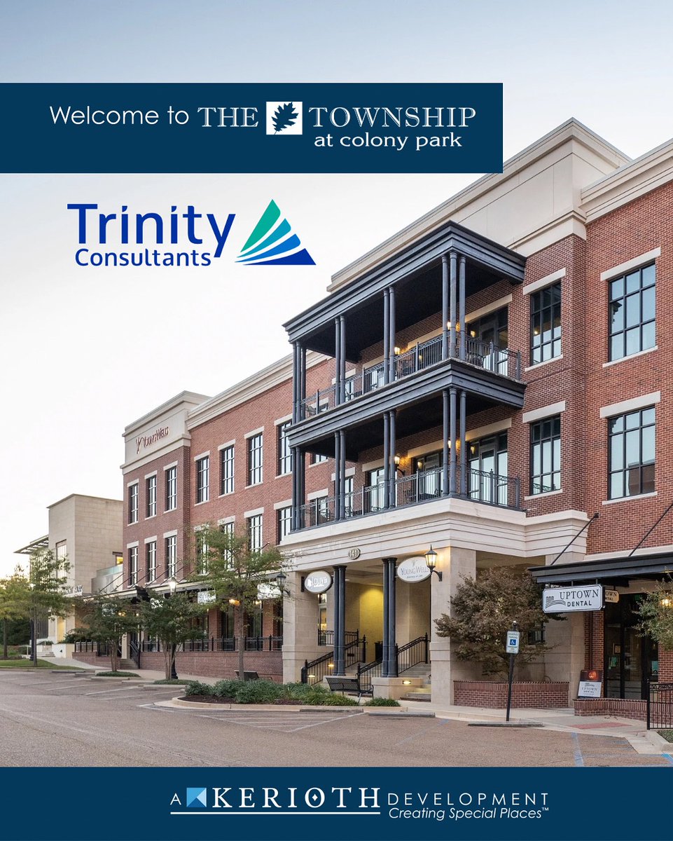 Please join us in welcoming <a href="/TrinityConsults/">Trinity Consultants</a> to The Township! This environmental consulting agency brings expertise, integrity, and forward-thinking solutions to every project they take on. We're proud to have them as part of our growing community.