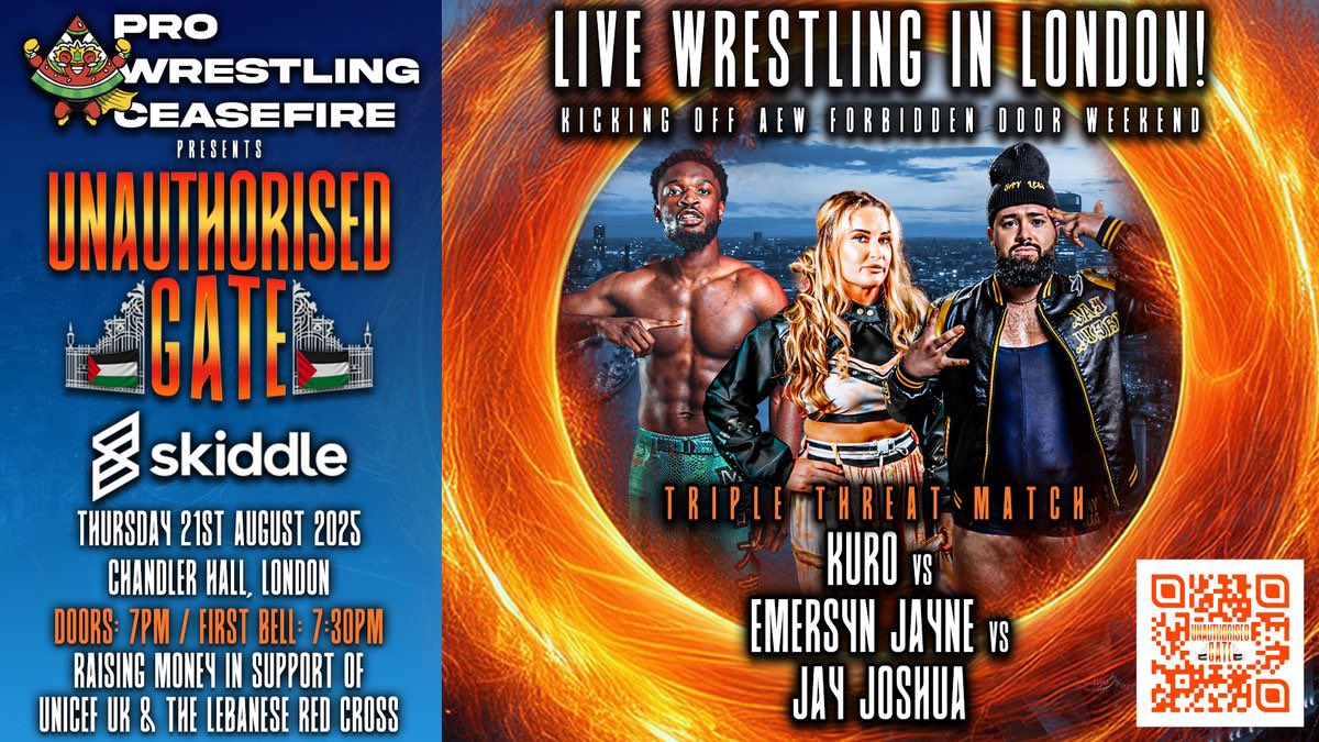 ElPep23's tweet image. Pro Wrestling Ceasefire will be such a fun show on the Forbidden Door Week in London!
And it’s already sold out.
Congratulations to the whole team involved!
#pwc @PW_CEASEFIRE