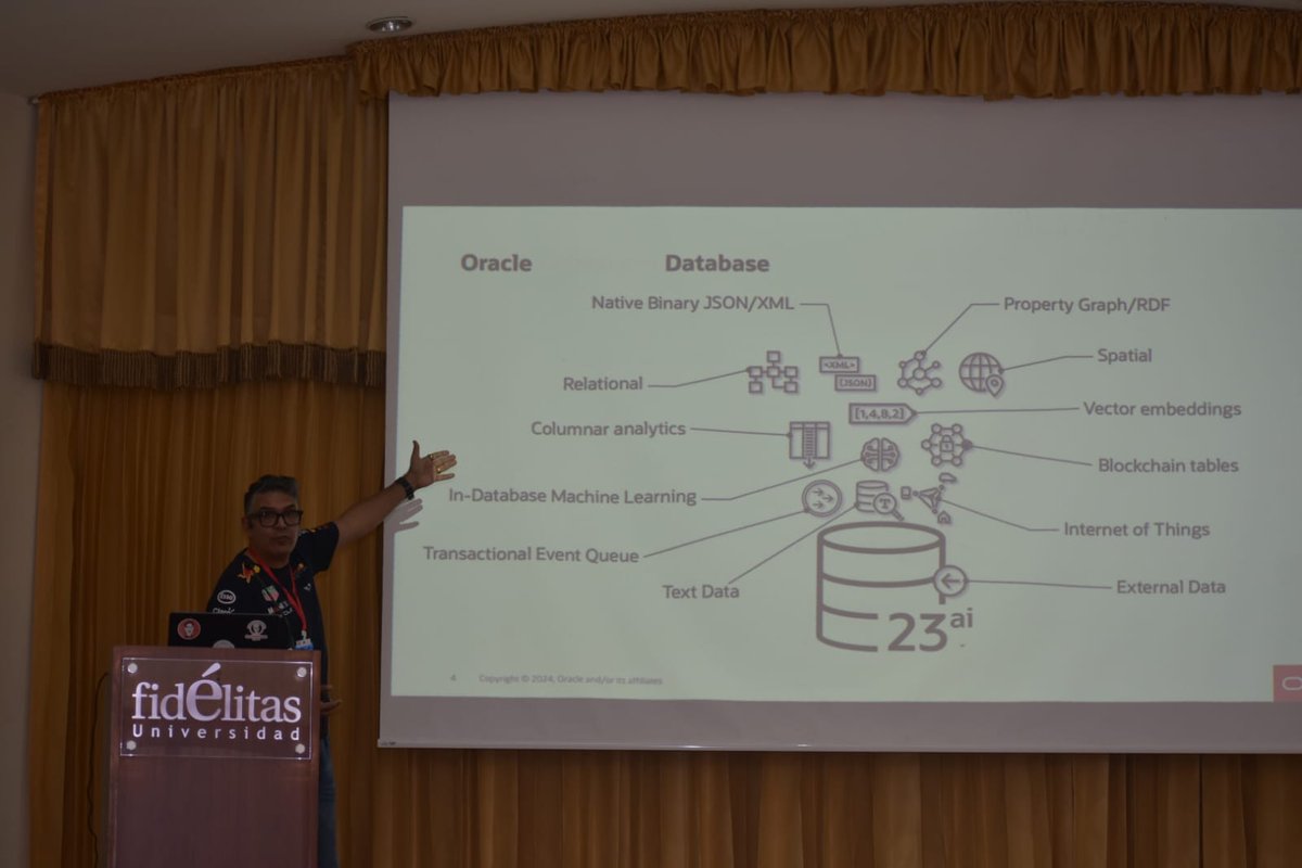 Oraugcrc's tweet image. Keynote con @fcomunoz en el LAOUC Community Tour Costa Rica.
🎤 Keynote: 23 New features you can not miss in 23ai
@oracleace #LAOUCTour25 #OracleAce #OracleSecurity #OracleEvents #Oraugcrc