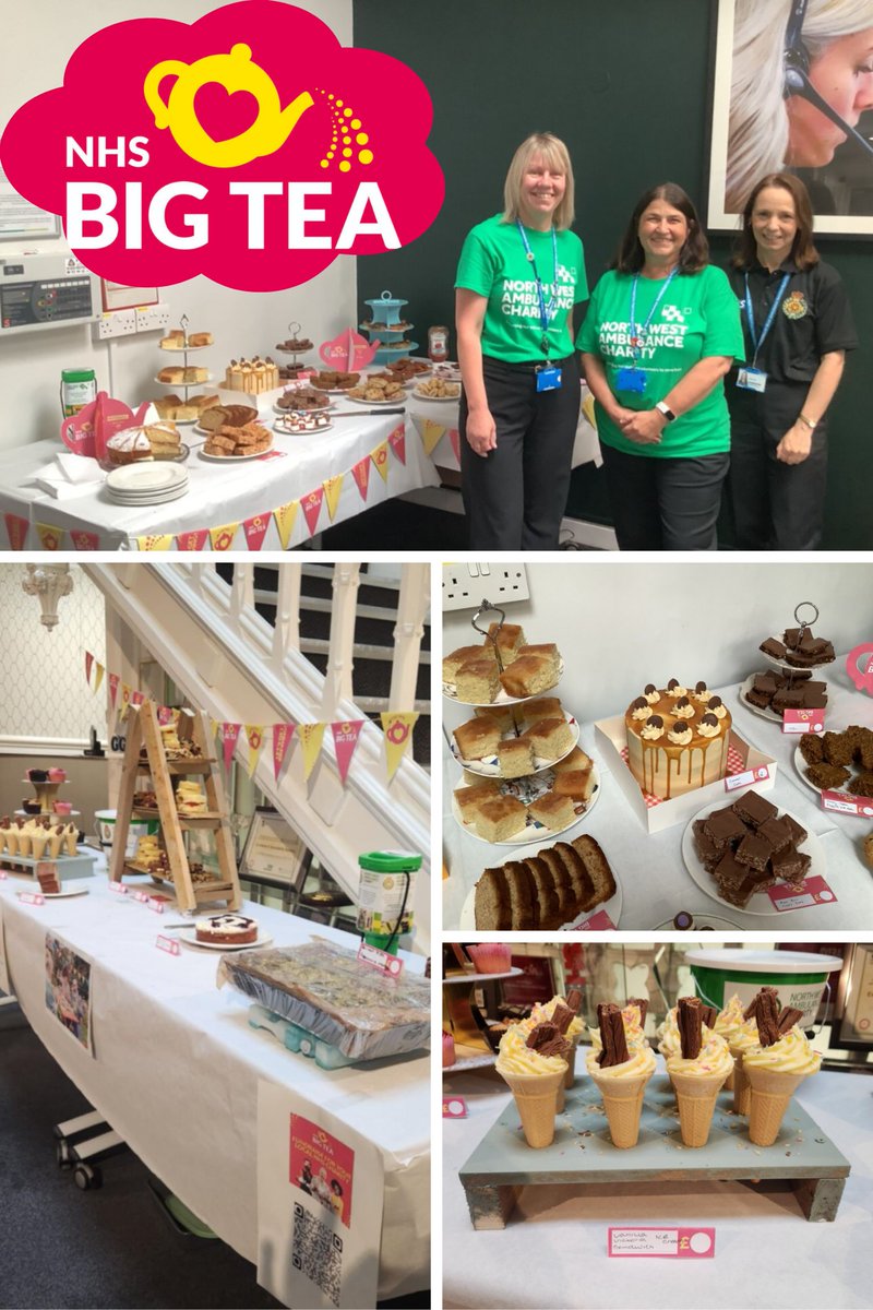 🫖 A HUGE thank you to everyone who took part in the NHS Big Tea last month in support of our charity! 
Shoutout to our amazing NWAS colleagues at Broughton, Ladybridge, Middlebrook &amp; Salkeld Hall – you raised £421.18! 🎉
Missed out but want to support? 👉 justgiving.com/campaign/nwas-…