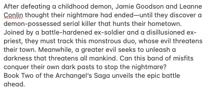 STBaker_Author's tweet photo. Ok boys and girls, It's blurb time again. How is this for Archangels: Demons Past and Present: https://t.co/cN5WhOGLBQ