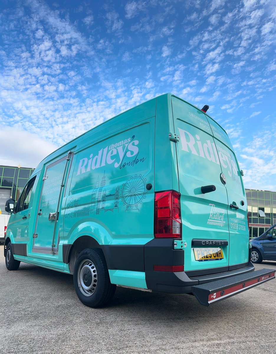 ✨ Consistency is our signature.

From custom Pantone shades to precision application, we make sure every vehicle in your fleet looks flawless, and this <a href="/VWGroup/">Volkswagen Group</a> Crafter certainly looks the part in its stunning <a href="/ThomasRidleyFS/">Thomas Ridley Foodservice</a> livery.

#3mfilmsuk