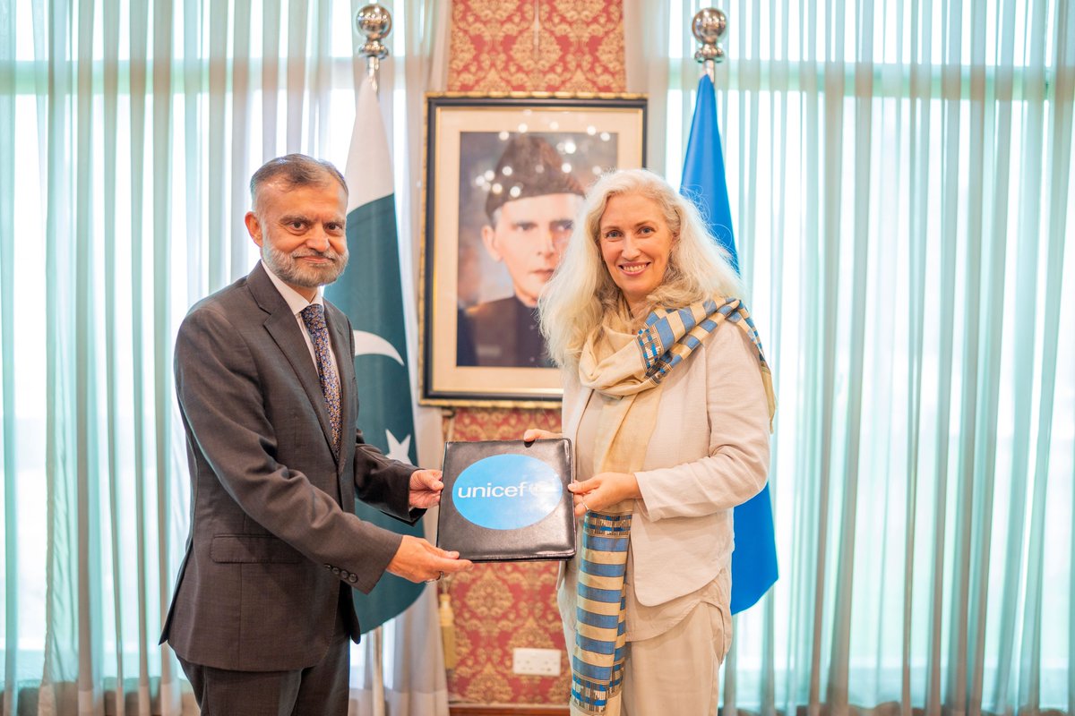 Honoured to present my credentials at the <a href="/ForeignOfficePk/">Ministry of Foreign Affairs - Pakistan</a> today &amp; begin my journey as UNICEF Representative in Pakistan. I first came during the 2010 floods &amp; was deeply moved by the people's warmth &amp; resilience. Proud to return to lead UNICEF’s mission for every child.