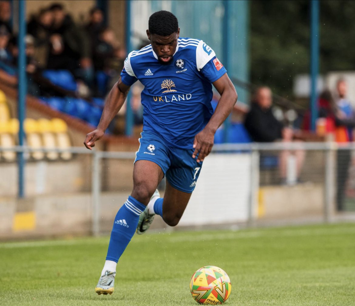 FreeAgentsFC's tweet photo. Name: Lauric Diakièsse 
Age: 28
Position: Striker | Winger | 10
Previous Clubs: Aldershot Town, Harrow, Grantham Town,  Aldershot Town, Kettering Town, Rushden &amp; Diamonds Ashford, Ramsgate, Bedford Town, Herne Bay 

Looking for Step 4 and above https://t.co/DeaaPcGO1Y