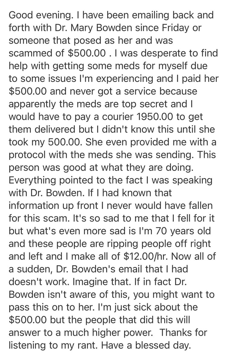 MdBreathe's tweet image. .@meta refuses to verify my Facebook account, and the fake accounts keep luring people in. This 70 year old woman was robbed of $500. I’ve notified FB and the @FBI to no avail.