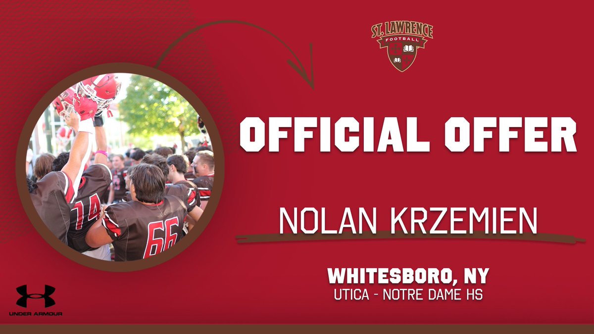 Nolan Krzemien (@nkrzemien91151) on Twitter photo Blessed to receive my first official offer from St lawrence University! <a href="/CoachCentofanti/">Coach Dom Centofanti</a> <a href="/SLUCoachPuck/">Dan Puckhaber</a> Blessed to receive my first official offer from St lawrence University! <a href="/CoachCentofanti/">Coach Dom Centofanti</a> <a href="/SLUCoachPuck/">Dan Puckhaber</a>
