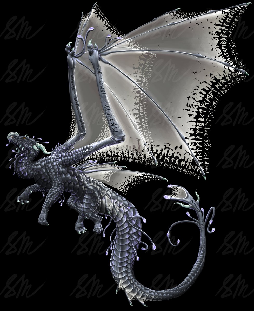 Sarah_Draws8's tweet image. Starlight Dragon - Creature Concept.
This is my 2nd #dragon concept so far this #Smaugust.

#smaugust2025 #creaturedesign #fantasycreature