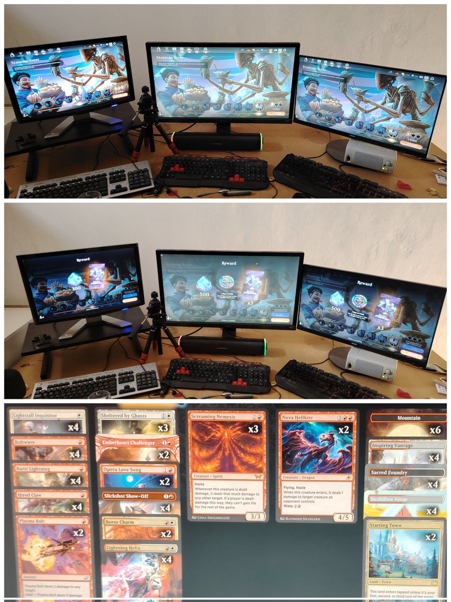 I am in extreme farming time with my Boros Burn Standard 🔥🔥🔥

#mtg #mtgarena #magicthegathering #mtgita <a href="/fireshoes/">Robert Taylor🔥</a> <a href="/MTGdecks/">MTGdecks.net 🔥</a> <a href="/mtgazone/">MTG Arena Zone</a> <a href="/UntappedGG/">Untapped.gg</a>