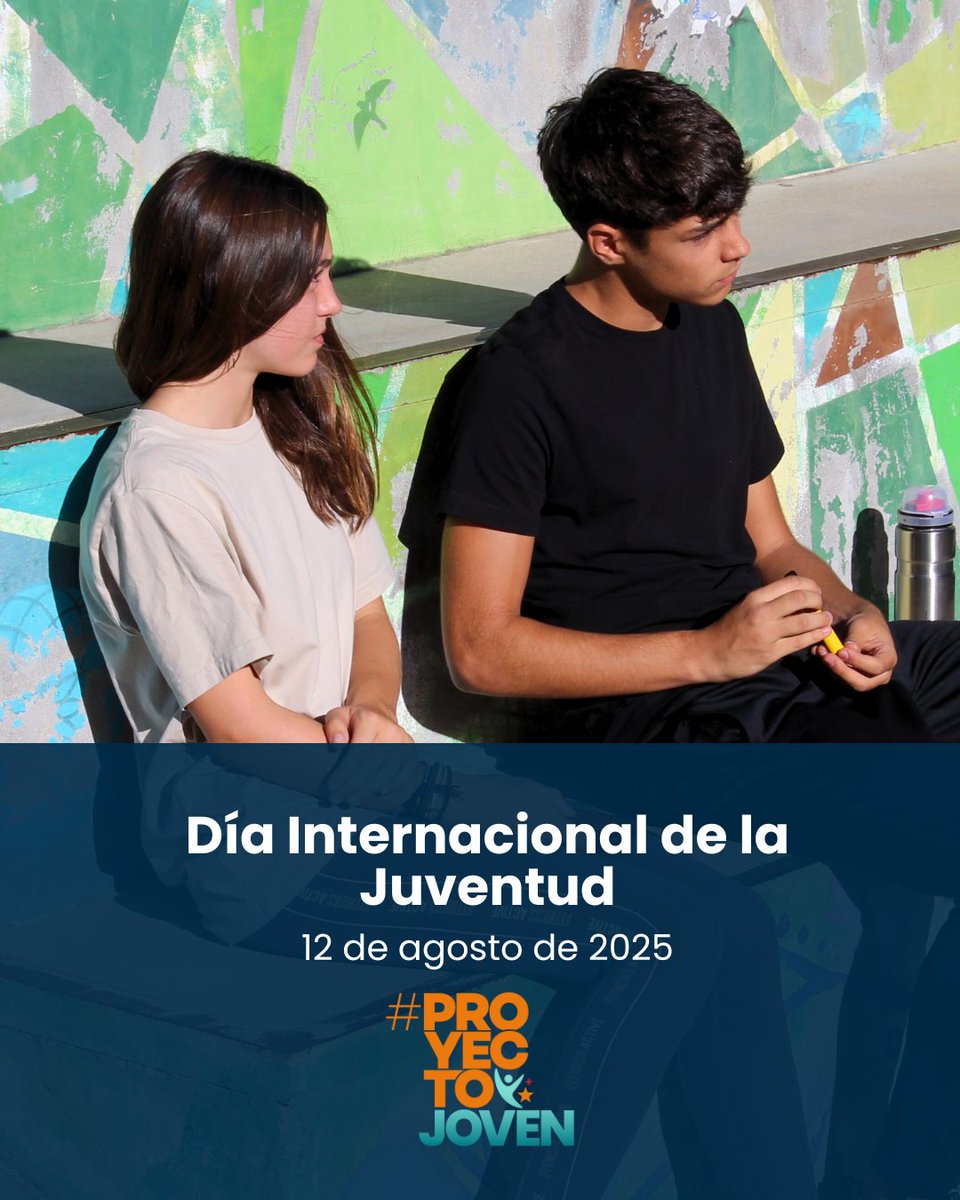 12 de agosto: ¡Día de la Juventud!
Ser joven hoy es navegar entre conexiones digitales y muchas veces, entre desconexiones emocionales.
Los entornos digitales pueden potenciar la ansiedad, la comparación constante y el aislamiento. 
Conoce más proyectohombre.es/actualidad/dia…