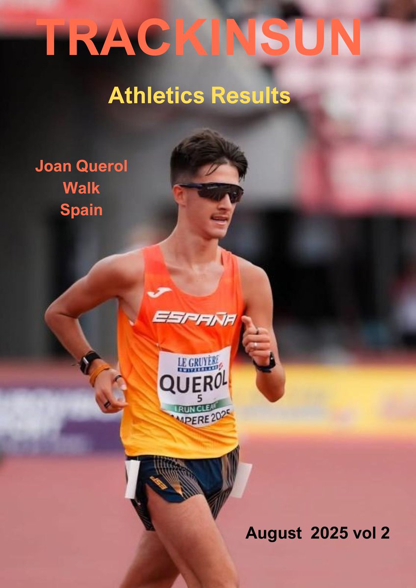Esta semana la portada es para un marchador
además de un fantástico marchador es un enamorado del atletismo

Felicitats Joan ¡¡¡  a seguir amb il·lusió i amb exigència