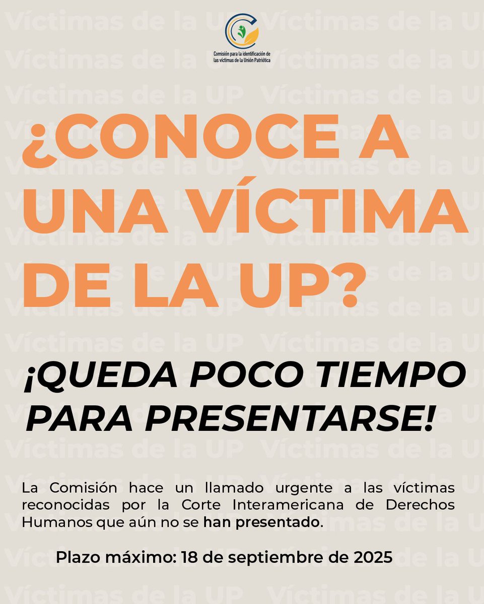 Comisión identificación UP tweet media