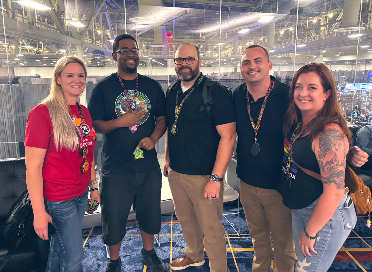 ᗩᒪETᕼE (@alethedenis) on Twitter photo Thank you to my <a href="/bishopfox/">Bishop Fox</a> crew for stopping by the DEF CON GROUPS Community at DEF CON 33!
<a href="/mcohmi/">Ohm-I (Oh My) @ DEF CON</a> <a href="/tetrisguy/">Trevin Edgeworth</a> <a href="/brandonkovacs/">Brandon Kovacs</a> #KellyAlbrink Thank you to my <a href="/bishopfox/">Bishop Fox</a> crew for stopping by the DEF CON GROUPS Community at DEF CON 33!
<a href="/mcohmi/">Ohm-I (Oh My) @ DEF CON</a> <a href="/tetrisguy/">Trevin Edgeworth</a> <a href="/brandonkovacs/">Brandon Kovacs</a> #KellyAlbrink