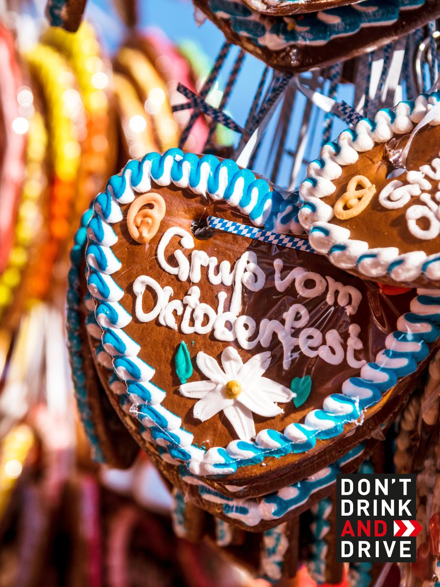 Morgen beginnt wieder das Oktoberfest. Egal ob Du zum Original nach München fährst oder woanders feierst: Wer fährt, bleibt natürlich nüchtern.