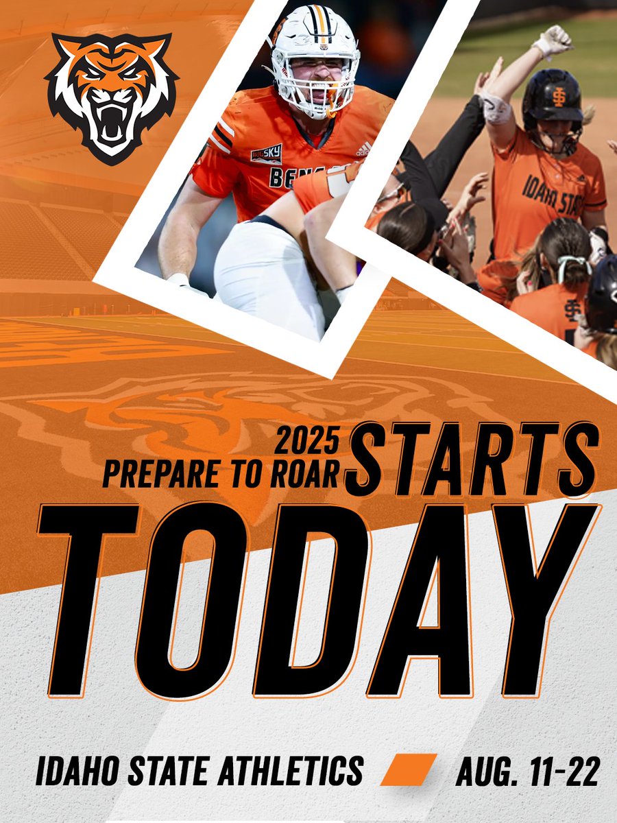 𝗜𝗧’𝗦 𝗚𝗢 𝗧𝗜𝗠𝗘!

The 2025 Prepare To Roar Campaign starts 𝗧𝗢𝗗𝗔𝗬! 

Support our student-athletes and make a gift to the Bengal team of you choice while helping us reach our goal of raising $800,000 from 650 gifts by August 22!

Donate at: isu.edu/roar25