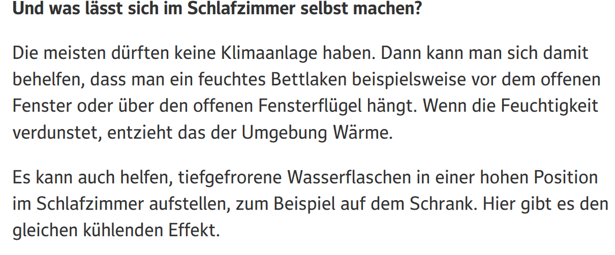 Man soll sein Schlafzimmer zur Sauna machen, rät ein Schlafmediziner bei Web.de <a href="/Kachelmann/">Jörg @kachelmann anderswo: @realkachelmann</a>