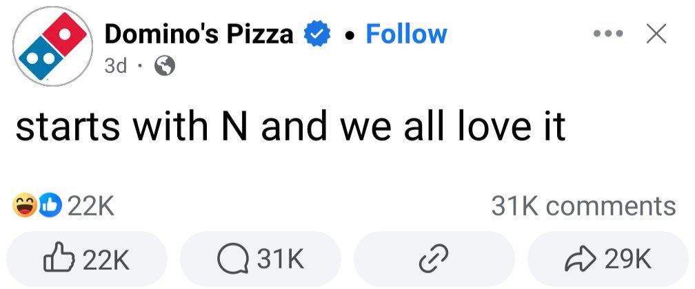 Fuck the is wrong with <a href="/dominos/">Domino's Pizza</a>