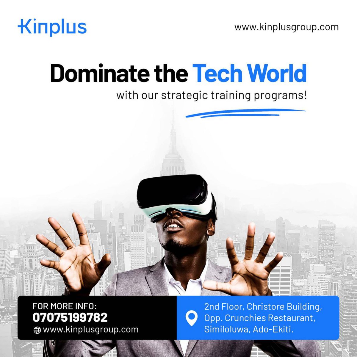 kinplustech's tweet image. You don&apos;t have to be a genius to learn tech. You just need to start!

We make tech education simple, practical, and real for everyone. Hands-on training, Beginner-friendly classes, Career-focused support

#Kinplustech #digitalinnovation #techtraining  #Digitalskills #learntocode