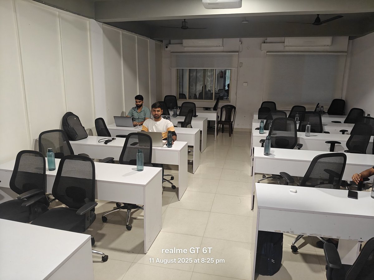 buildwithbixi's tweet photo. It’s already 8:30 and we’re still grinding hard at KODR. Just a bit more, then we’ll call it a day and head out. Showing how long our daily grind really is.
@harshbhaiyaa
@ankurdotio
@sheryians_
#KODR #DailyGrind #NoDaysOff #KeepPushing https://t.co/baF0xNSsjf