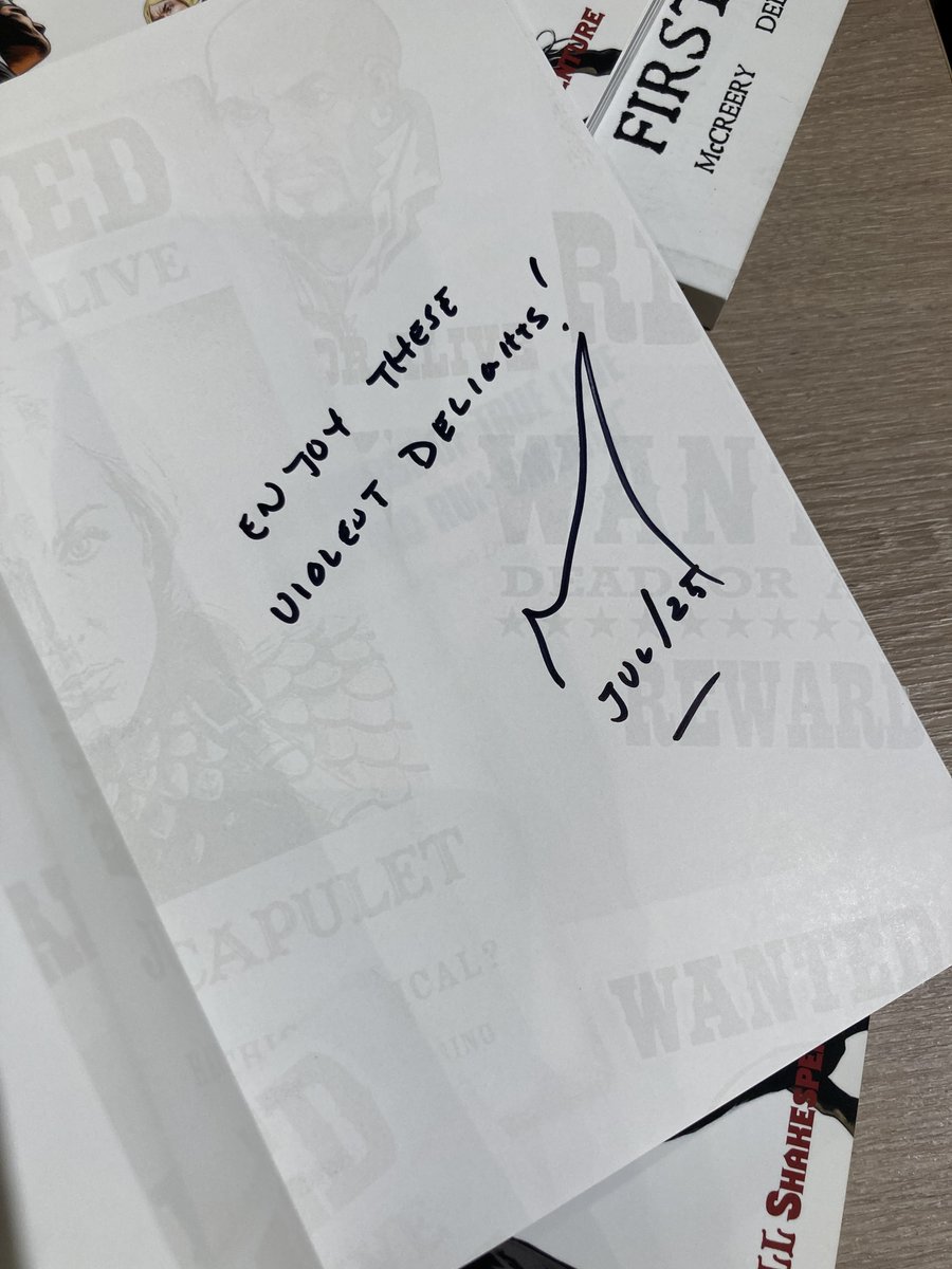 anthony_delcol's tweet photo. Spotted at @IndigoBayBloor by a fan! Signed copies of ROMEO VS. JULIET: A KILL SHAKESPEARE ADVENTURE! So cool to see so much interest in the book! https://t.co/pqjYEN55PN