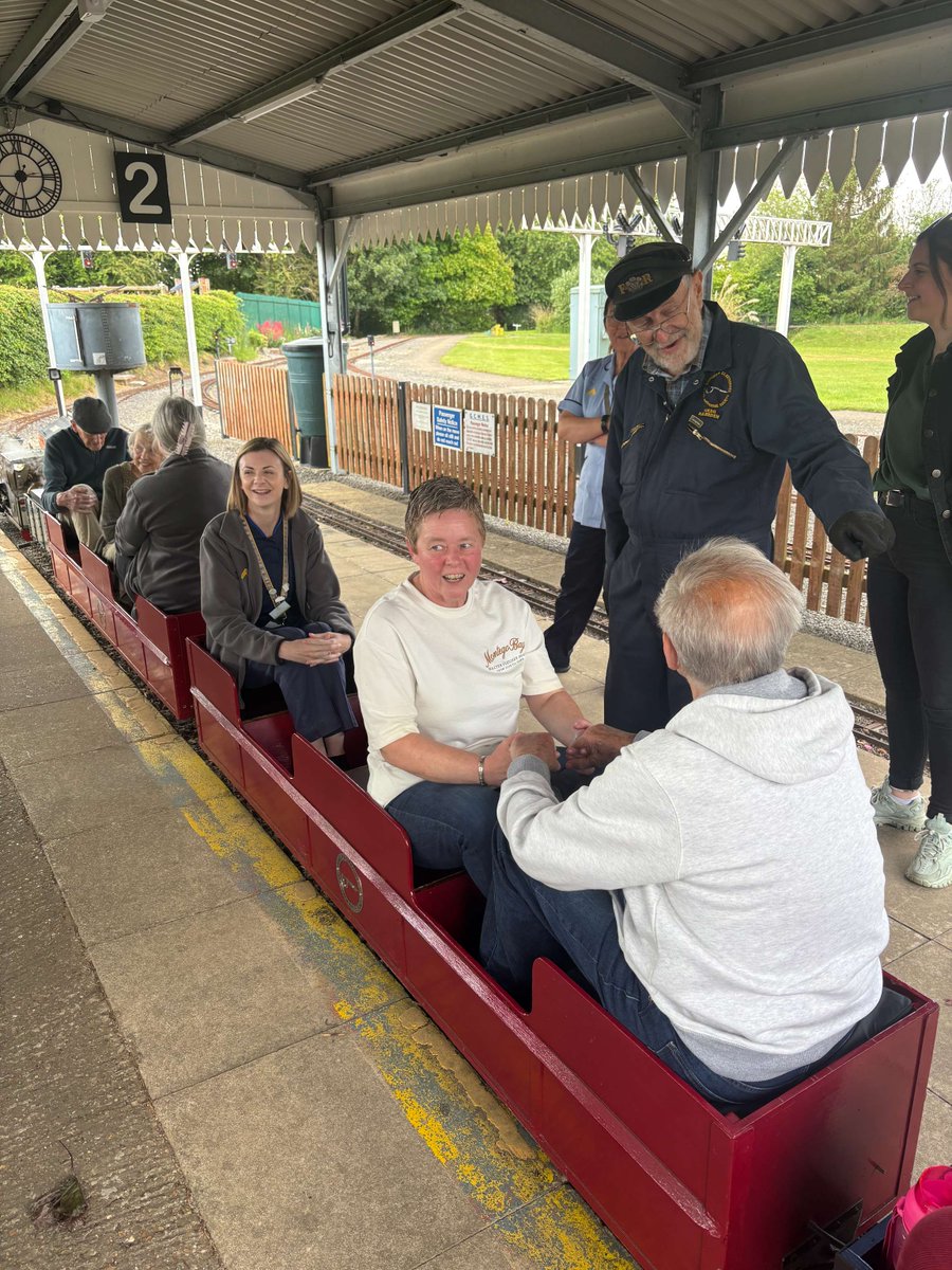 Wellbeing had a fantastic time courtesy of Grimsby And Cleethorpes Model Engineering Society after being treated to an exclusive ride on their miniature steam train a few weeks back 🚂

Thanks again for helping organise the day out, everyone thoroughly enjoyed it 🧡