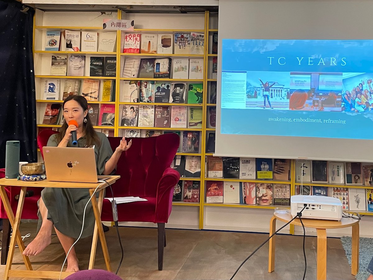TeachersCollege's tweet image. Thank you to our #TCAlumni for recently joining us in Taiwan! This special gathering featured insight from Jessica Kay Lee (M.A. &apos;22), who discussed her meditation expertise. 

Curious about opportunities for TC alumni? 👉 Get involved: brnw.ch/21wUPpa