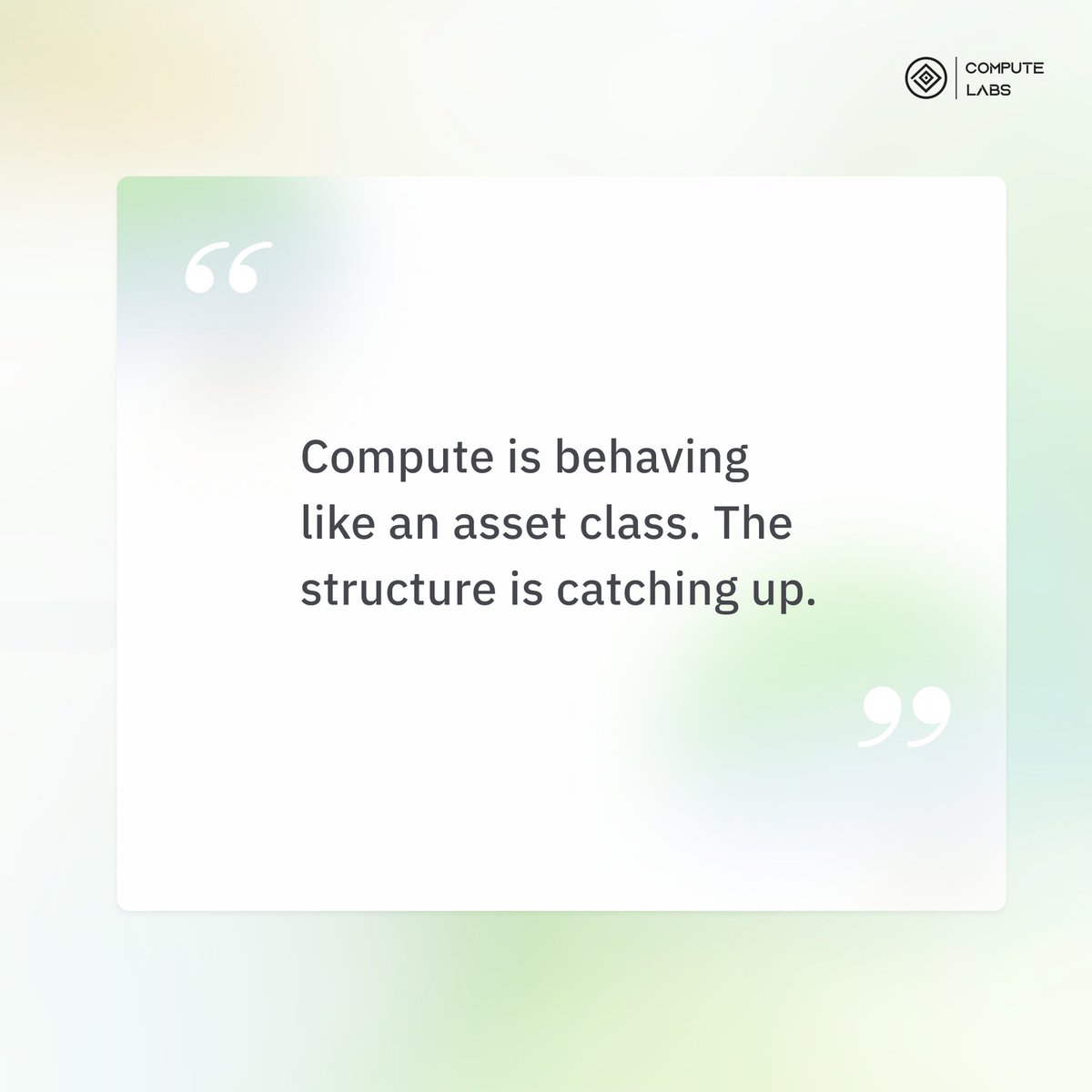 Compute already delivers consistent yield potential but the structure to invest in it is missing.

Compute Labs provides 30–50% APY from AI infrastructure while helping data center operators turn large, upfront GPU procurement costs into manageable monthly operating expenses.
