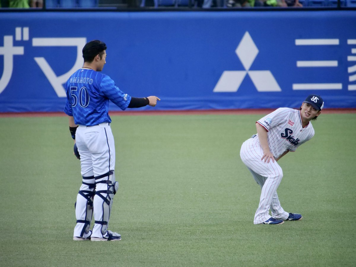 2025/08/11 神宮
🐟
#baystars #山本祐大 #swallows #長岡秀樹